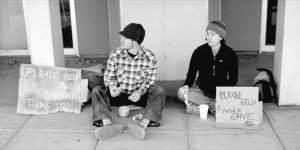 Reverse panhandling. Mighty thanks to Rob Breszny for the idea. 